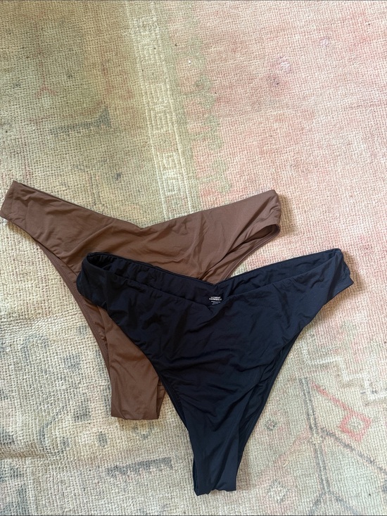 Monday Swimwear Other - Monday Swimwear Bikini Bottoms - Black & Brown W